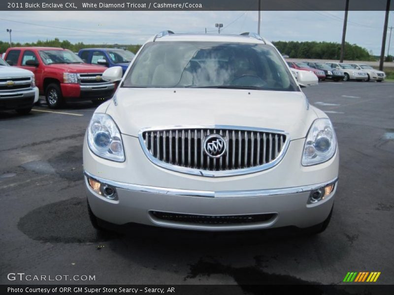 White Diamond Tricoat / Cashmere/Cocoa 2011 Buick Enclave CXL