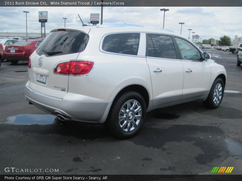White Diamond Tricoat / Cashmere/Cocoa 2011 Buick Enclave CXL
