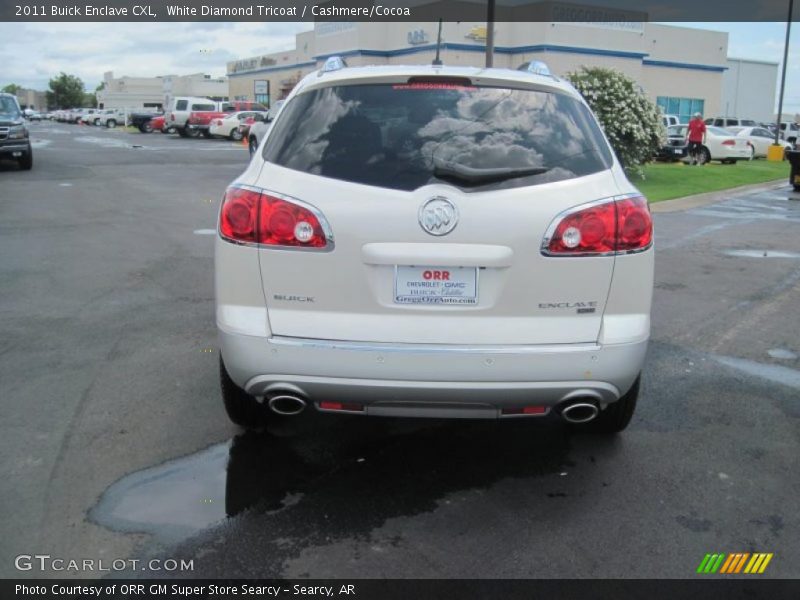 White Diamond Tricoat / Cashmere/Cocoa 2011 Buick Enclave CXL