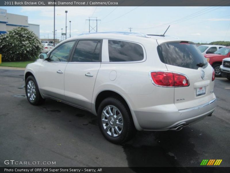 White Diamond Tricoat / Cashmere/Cocoa 2011 Buick Enclave CXL