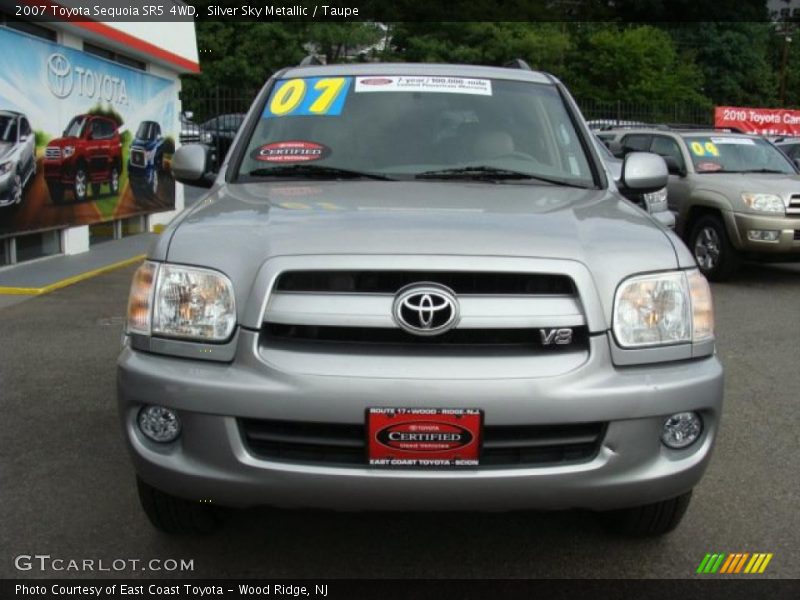 Silver Sky Metallic / Taupe 2007 Toyota Sequoia SR5 4WD