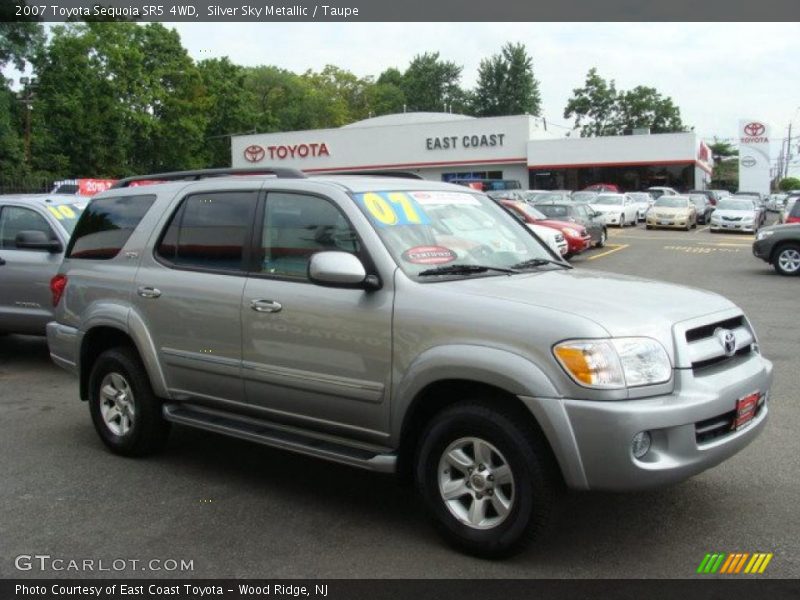 Silver Sky Metallic / Taupe 2007 Toyota Sequoia SR5 4WD
