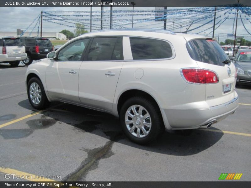 White Diamond Tricoat / Cashmere/Cocoa 2011 Buick Enclave CXL