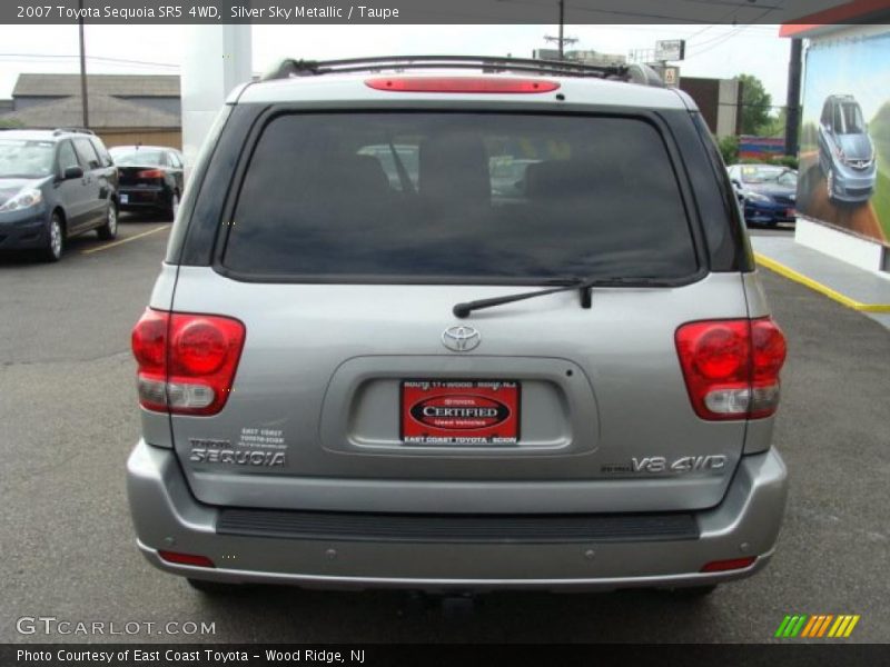 Silver Sky Metallic / Taupe 2007 Toyota Sequoia SR5 4WD