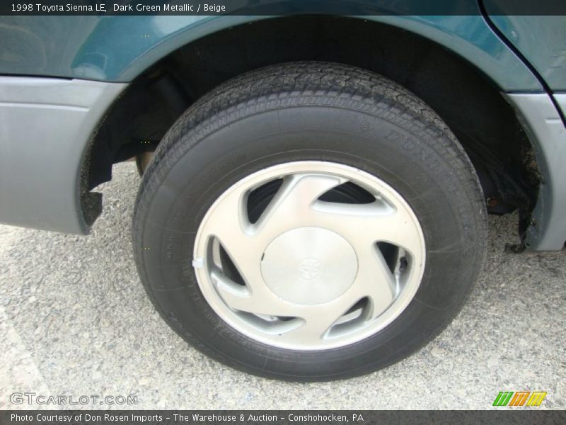 Dark Green Metallic / Beige 1998 Toyota Sienna LE