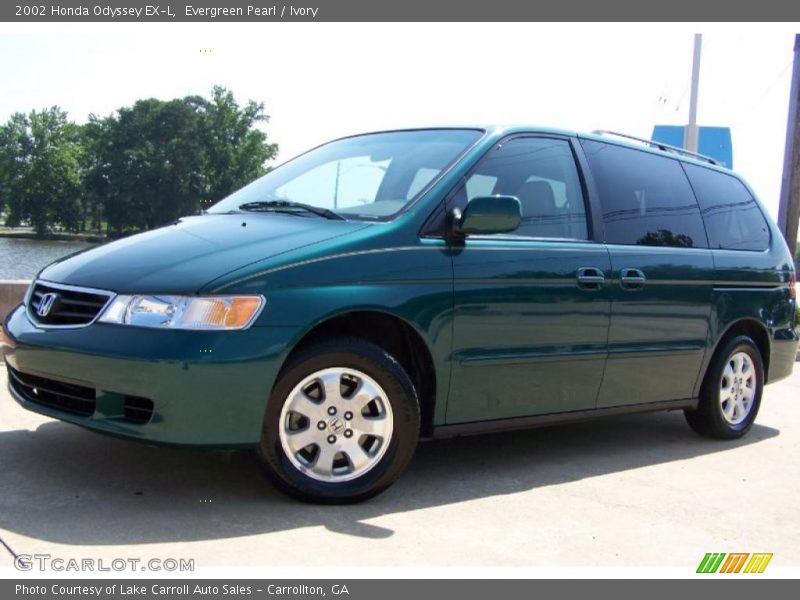 Evergreen Pearl / Ivory 2002 Honda Odyssey EX-L