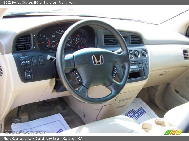 Evergreen Pearl / Ivory 2002 Honda Odyssey EX-L