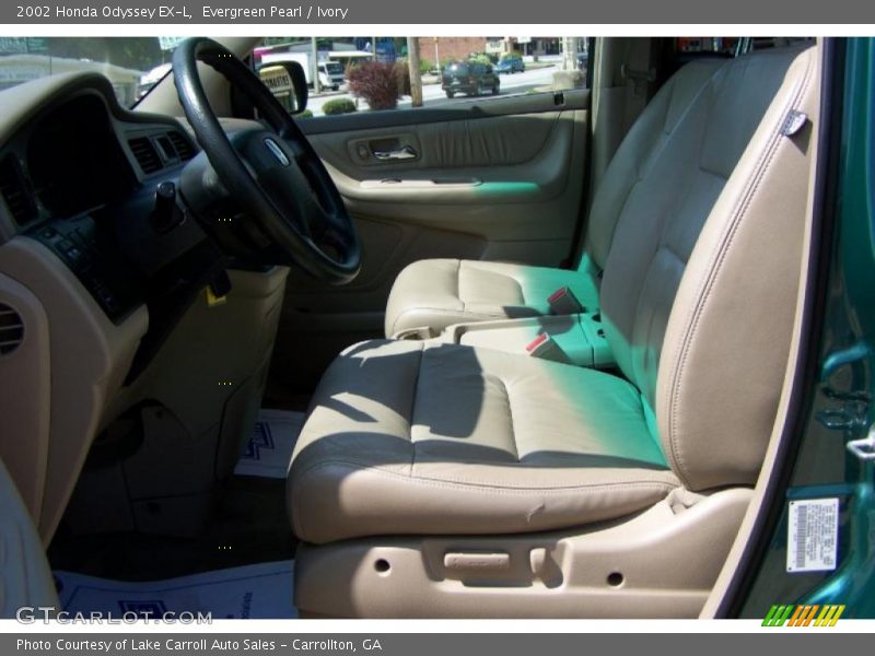 Evergreen Pearl / Ivory 2002 Honda Odyssey EX-L