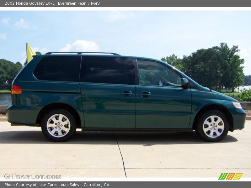 Evergreen Pearl / Ivory 2002 Honda Odyssey EX-L