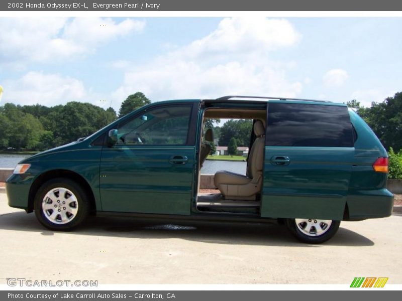 Evergreen Pearl / Ivory 2002 Honda Odyssey EX-L