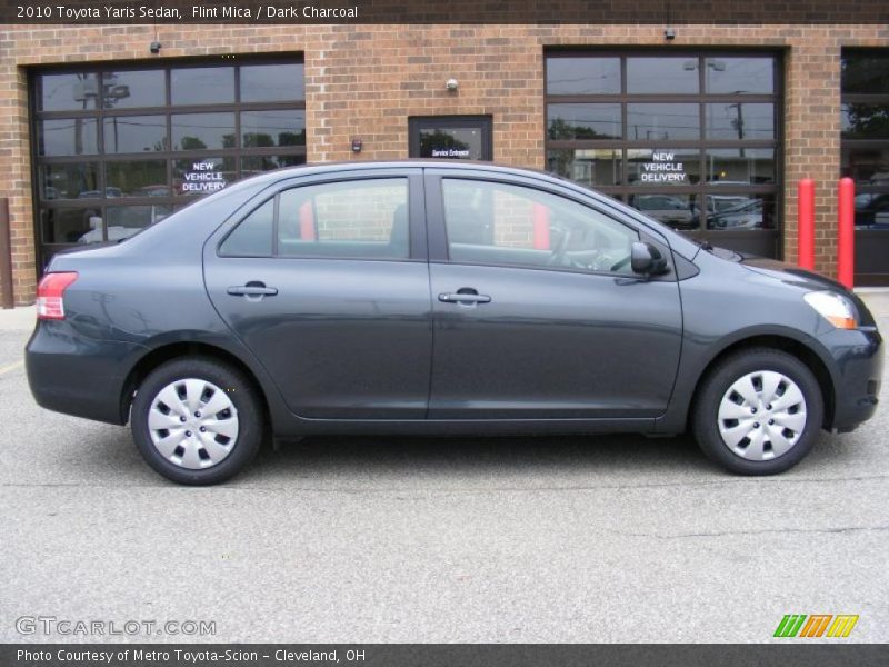 Flint Mica / Dark Charcoal 2010 Toyota Yaris Sedan