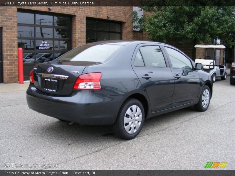 Flint Mica / Dark Charcoal 2010 Toyota Yaris Sedan