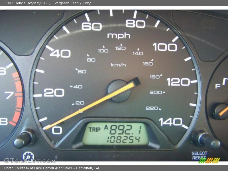 Evergreen Pearl / Ivory 2002 Honda Odyssey EX-L