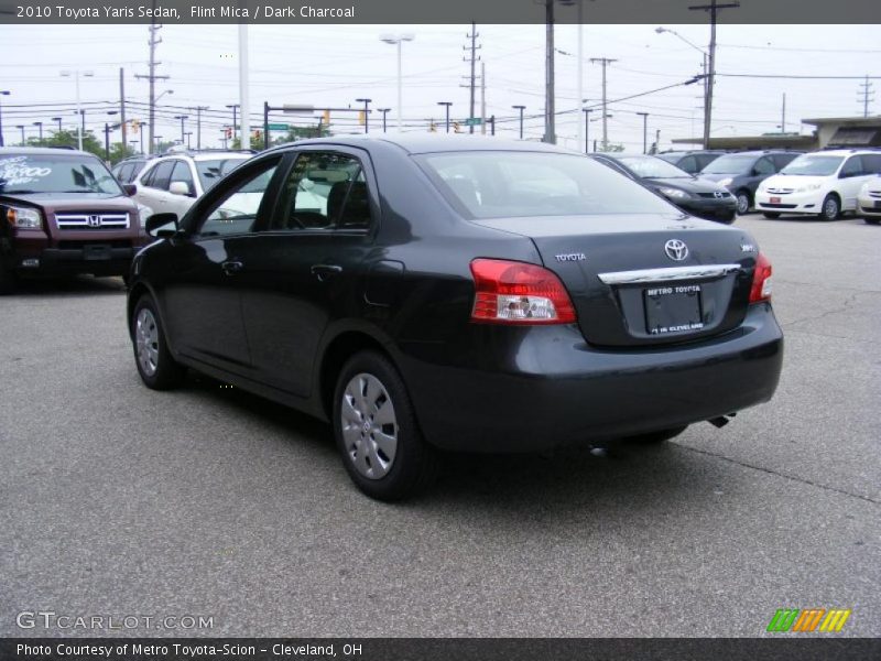Flint Mica / Dark Charcoal 2010 Toyota Yaris Sedan