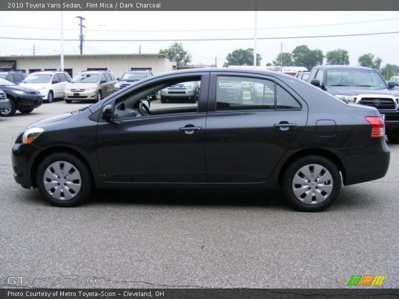 Flint Mica / Dark Charcoal 2010 Toyota Yaris Sedan
