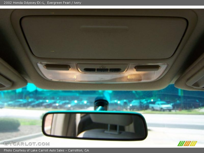 Evergreen Pearl / Ivory 2002 Honda Odyssey EX-L