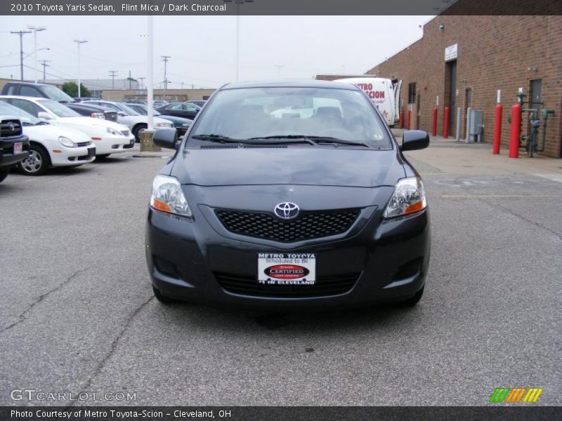 Flint Mica / Dark Charcoal 2010 Toyota Yaris Sedan