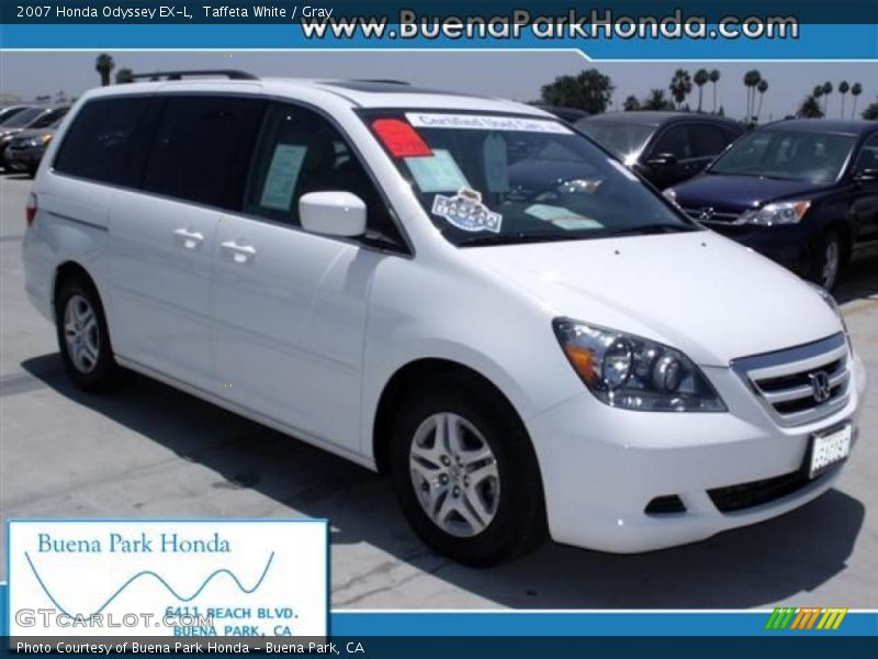 Taffeta White / Gray 2007 Honda Odyssey EX-L