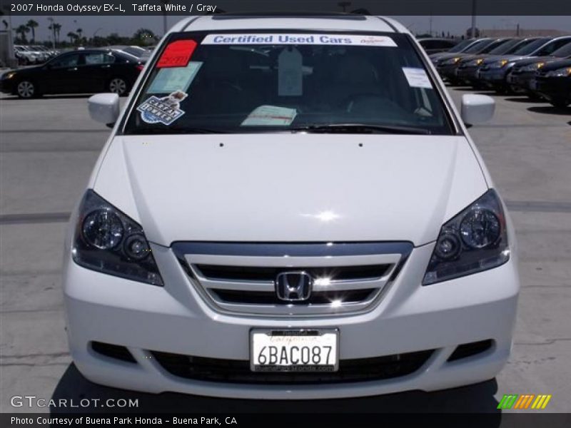 Taffeta White / Gray 2007 Honda Odyssey EX-L