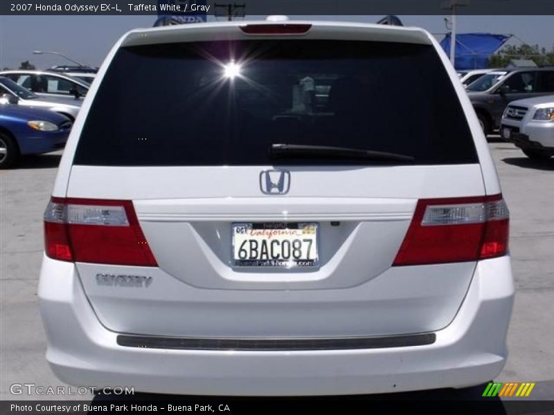 Taffeta White / Gray 2007 Honda Odyssey EX-L