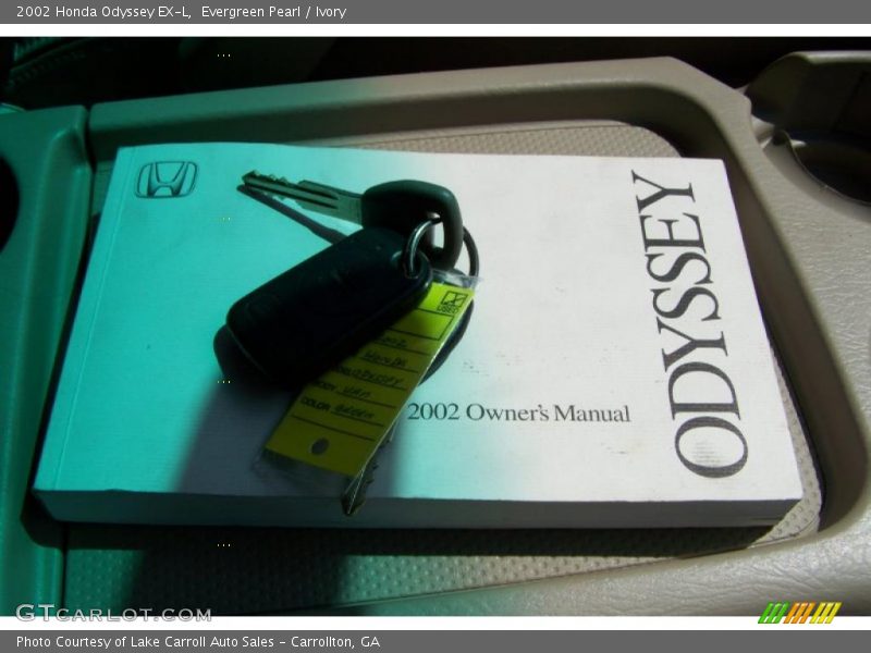 Evergreen Pearl / Ivory 2002 Honda Odyssey EX-L