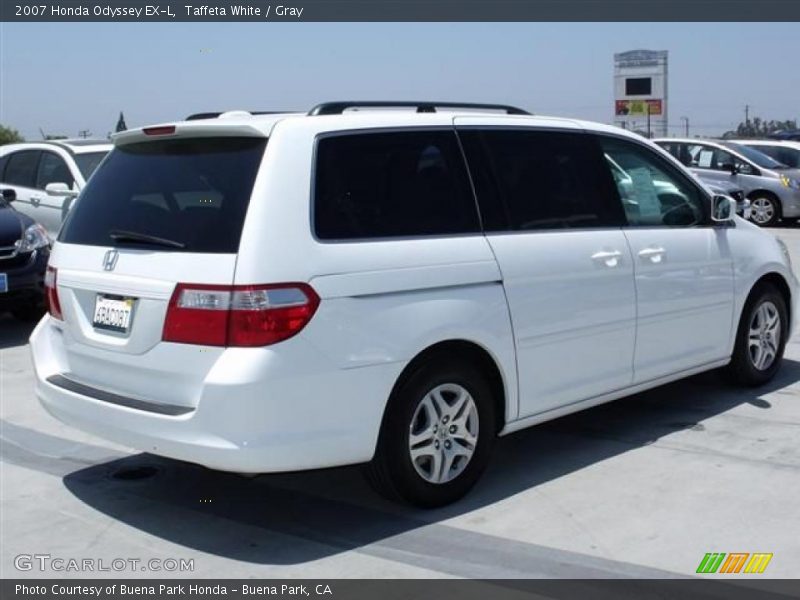 Taffeta White / Gray 2007 Honda Odyssey EX-L