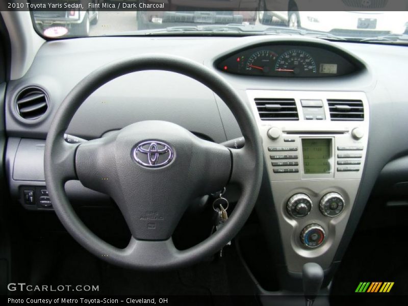 Flint Mica / Dark Charcoal 2010 Toyota Yaris Sedan