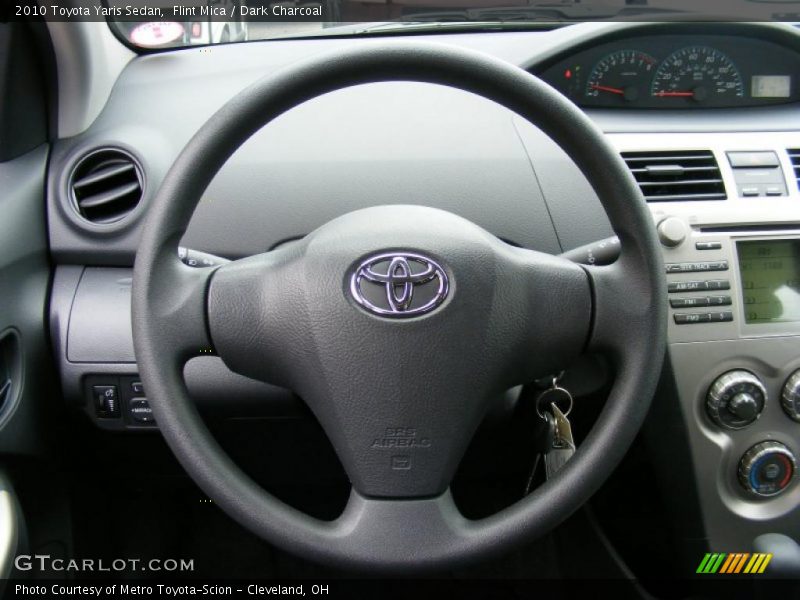 Flint Mica / Dark Charcoal 2010 Toyota Yaris Sedan