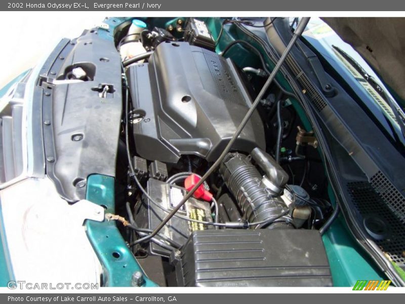 Evergreen Pearl / Ivory 2002 Honda Odyssey EX-L