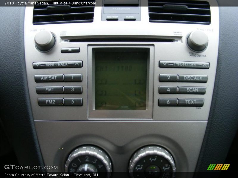 Flint Mica / Dark Charcoal 2010 Toyota Yaris Sedan