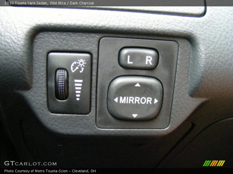Flint Mica / Dark Charcoal 2010 Toyota Yaris Sedan