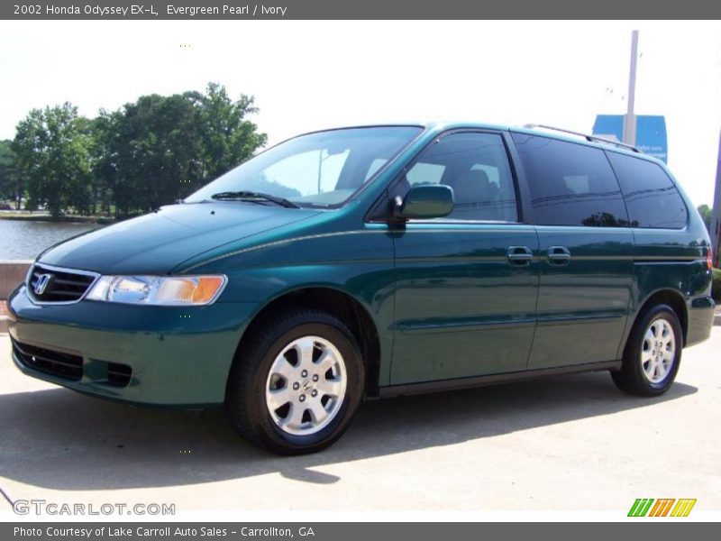 Evergreen Pearl / Ivory 2002 Honda Odyssey EX-L