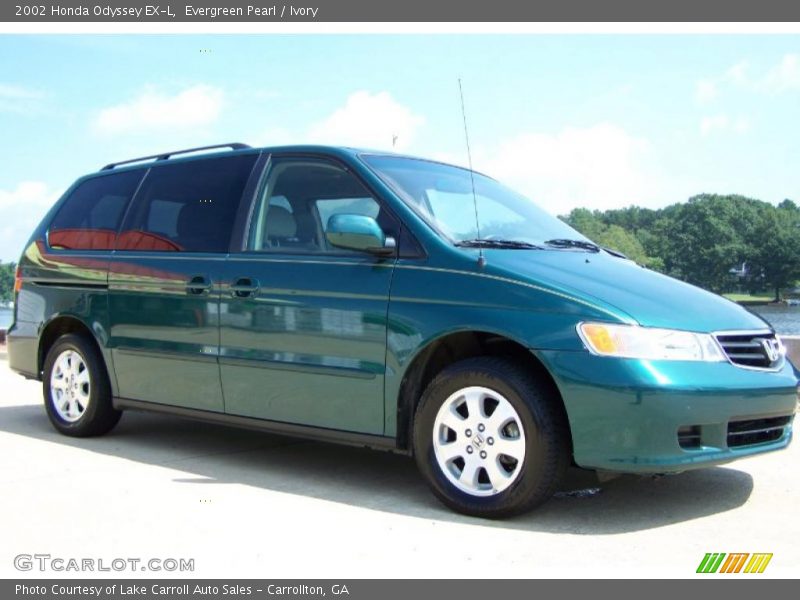 Evergreen Pearl / Ivory 2002 Honda Odyssey EX-L