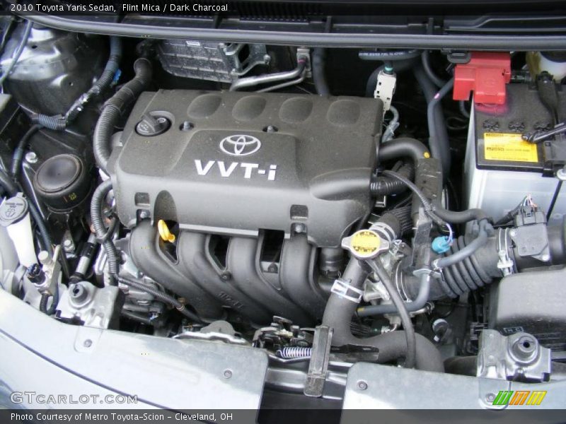 Flint Mica / Dark Charcoal 2010 Toyota Yaris Sedan