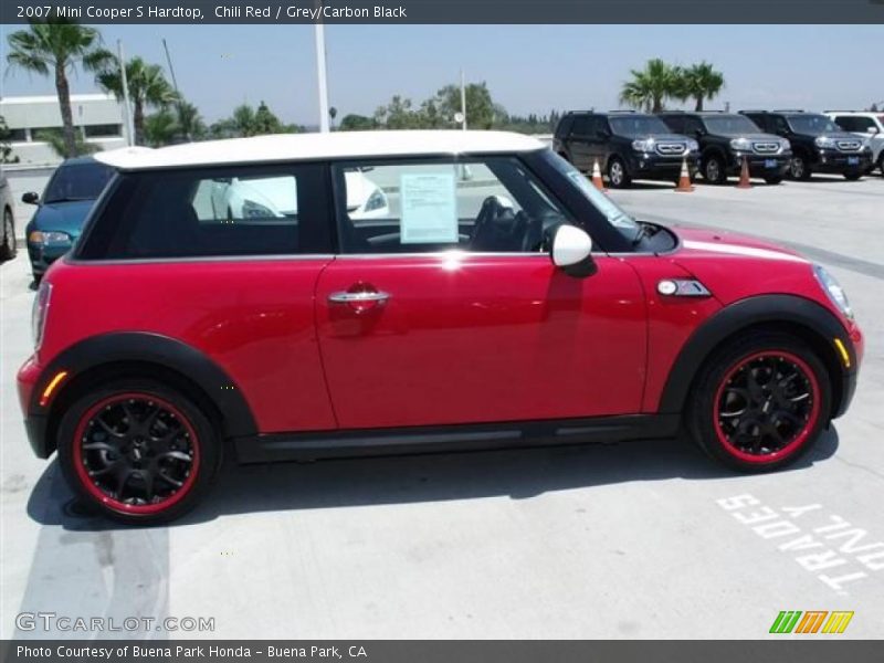 Chili Red / Grey/Carbon Black 2007 Mini Cooper S Hardtop