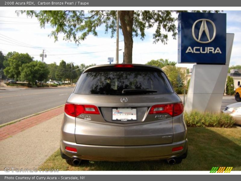 Carbon Bronze Pearl / Taupe 2008 Acura RDX