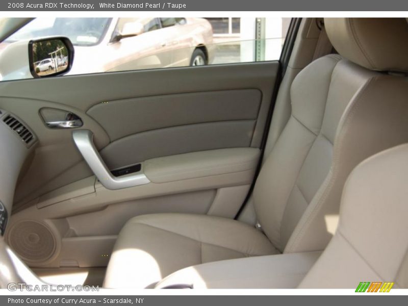 White Diamond Pearl / Taupe 2008 Acura RDX Technology