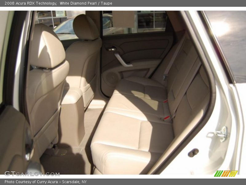 White Diamond Pearl / Taupe 2008 Acura RDX Technology