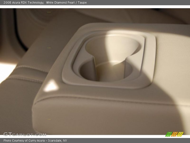 White Diamond Pearl / Taupe 2008 Acura RDX Technology
