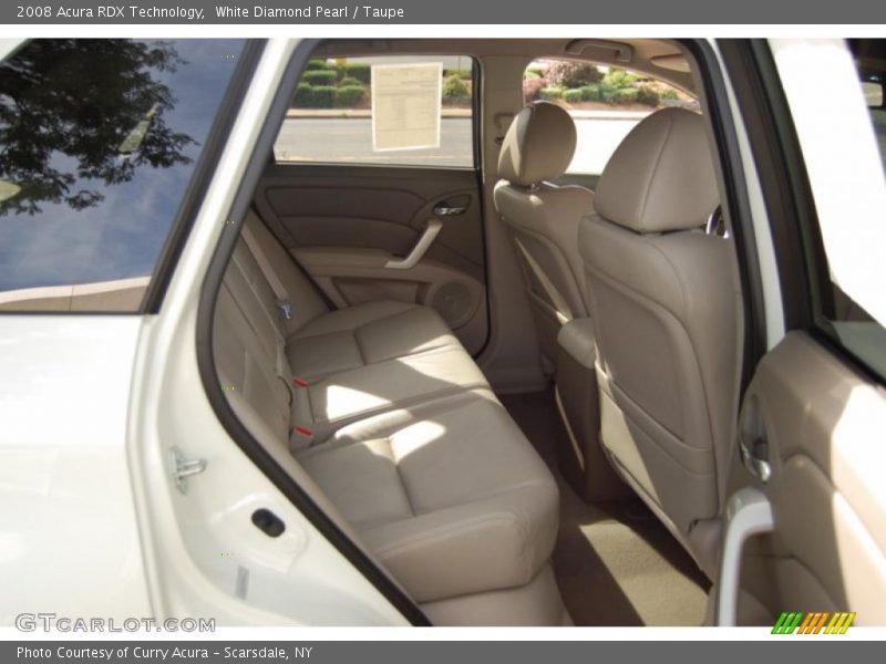 White Diamond Pearl / Taupe 2008 Acura RDX Technology
