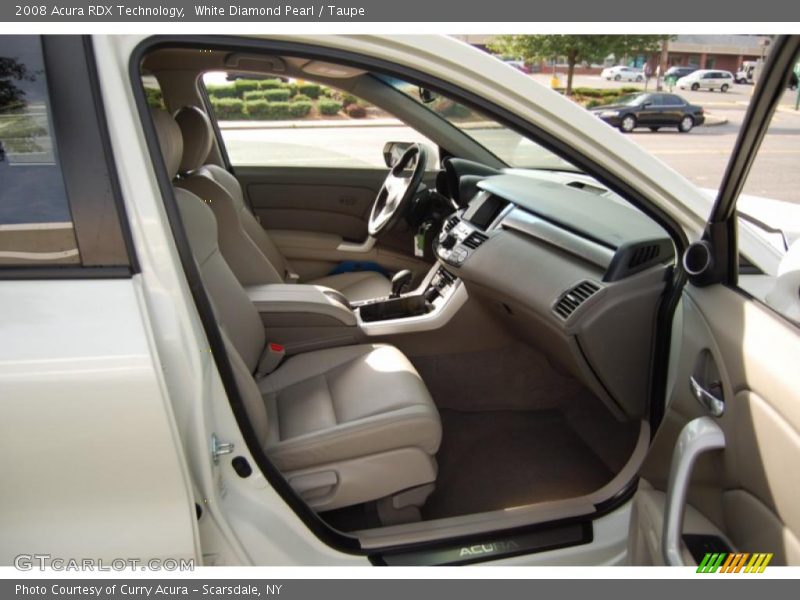 White Diamond Pearl / Taupe 2008 Acura RDX Technology