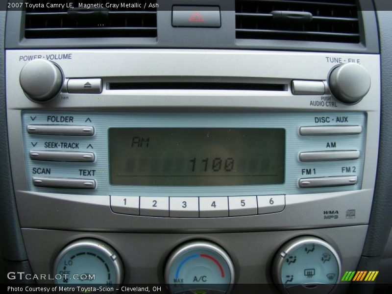 Magnetic Gray Metallic / Ash 2007 Toyota Camry LE