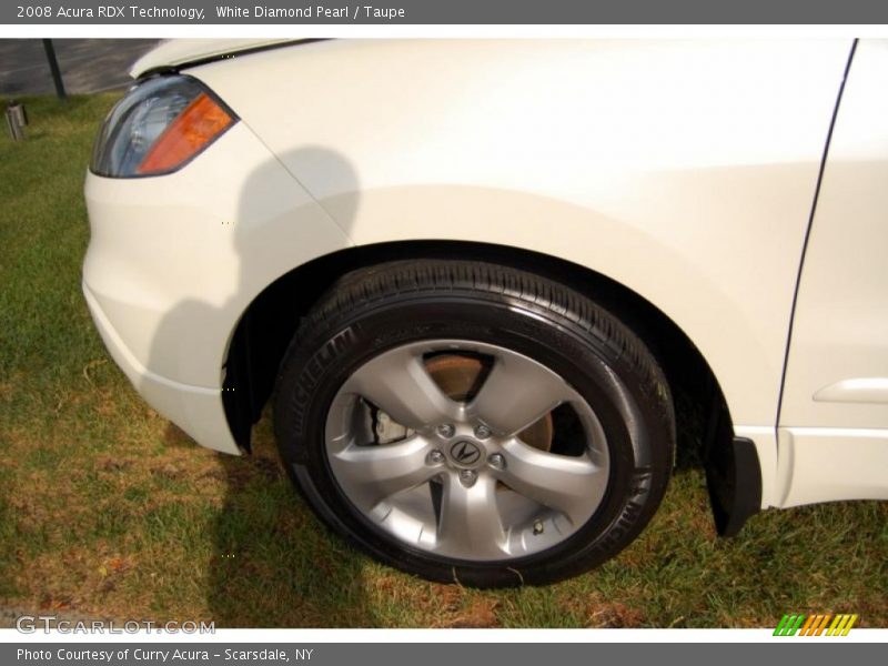White Diamond Pearl / Taupe 2008 Acura RDX Technology