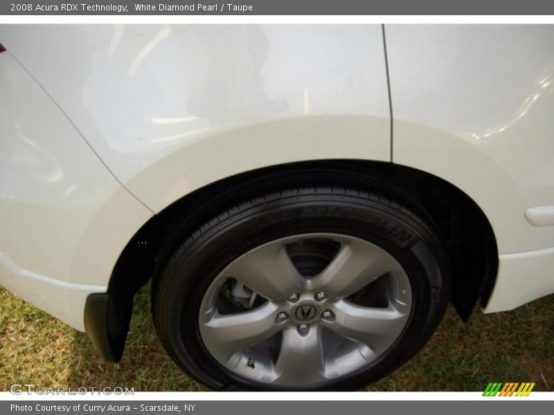 White Diamond Pearl / Taupe 2008 Acura RDX Technology