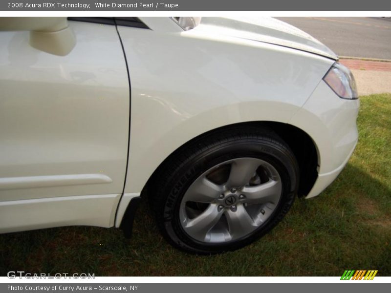 White Diamond Pearl / Taupe 2008 Acura RDX Technology