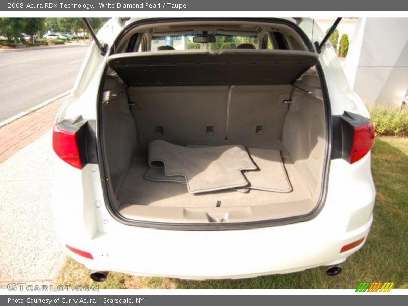 White Diamond Pearl / Taupe 2008 Acura RDX Technology