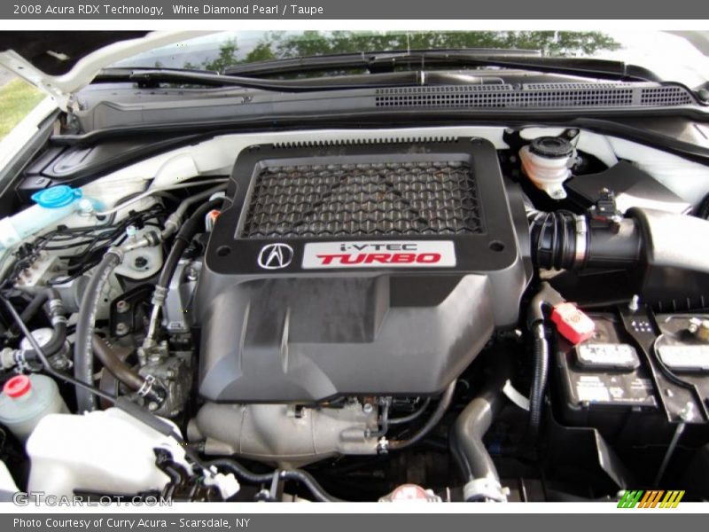 White Diamond Pearl / Taupe 2008 Acura RDX Technology