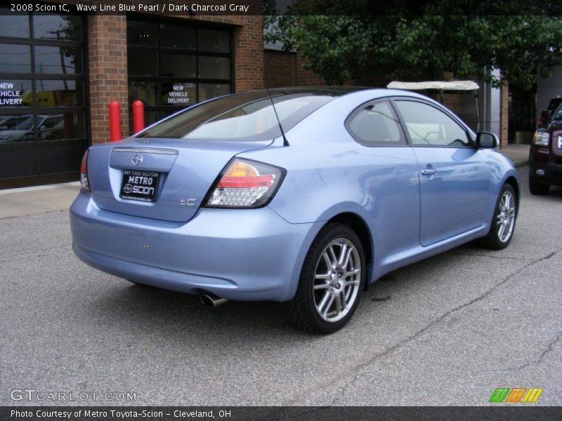 Wave Line Blue Pearl / Dark Charcoal Gray 2008 Scion tC