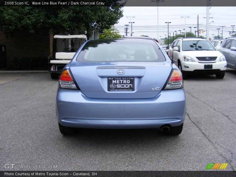 Wave Line Blue Pearl / Dark Charcoal Gray 2008 Scion tC