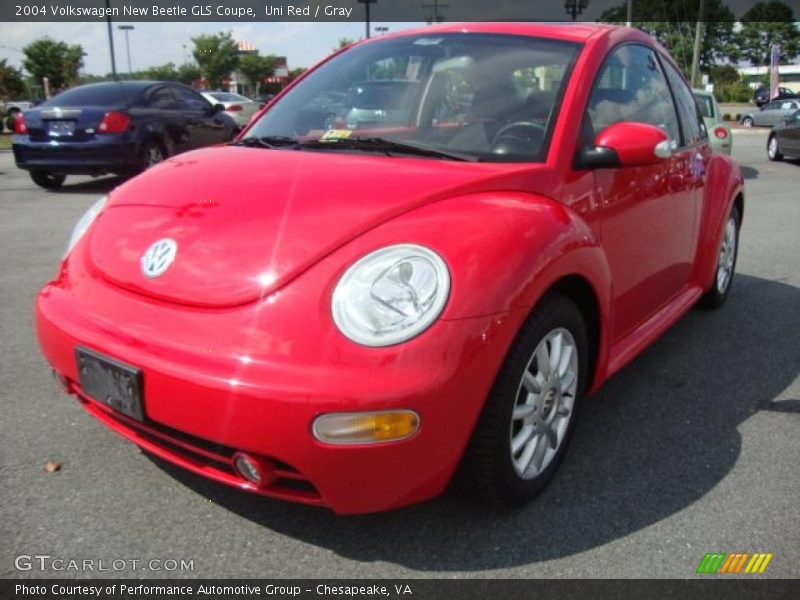 Uni Red / Gray 2004 Volkswagen New Beetle GLS Coupe